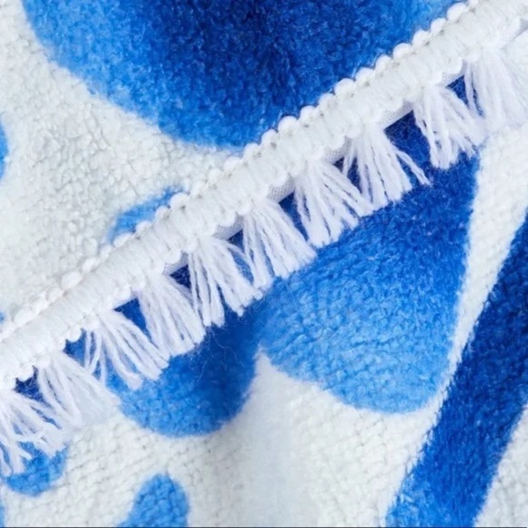 INDIGO Round Turkish Beach Towel - new - Picture 5 of 6